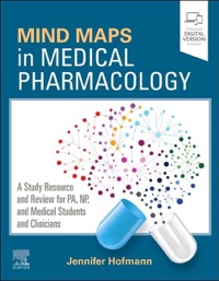 copertina di Mind Maps in Medical Pharmacology - A Study Resource and Review for PA, NP, and Medical ...