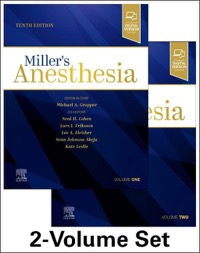 copertina di Miller 's Anesthesia ( 2 Volume Set )