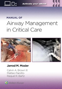 copertina di Manual of Airway Management in Critical Care