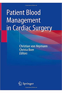 copertina di Patient Blood Management in Cardiac Surgery