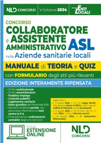 copertina di Concorso Collaboratore e Assistente Amministrativo ASL nelle Aziende Sanitarie Locali ...