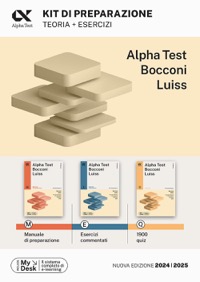 copertina di Alpha Test Bocconi Luiss Kit di preparazione - Manuale di preparazione - Esercizi ...