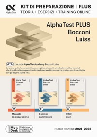 copertina di Alpha Test PLUS Bocconi Luiss Kit di preparazione - Manuale di preparazione - Esercizi ...