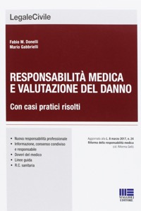 copertina di Responsabilità medica e valutazione del danno