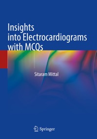 copertina di Insights into Electrocardiograms with MCQs