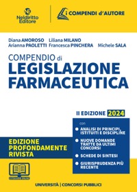 copertina di Compendio di legislazione farmaceutica 2024