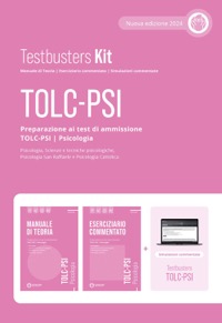 copertina di Testbusters TOLC - PSI. Preparazione al test di ammissione TOLC - PSI Psicologia. ...