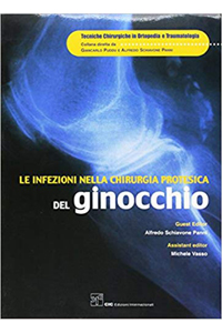 copertina di Le infezioni nella chirurgia protesica del ginocchio